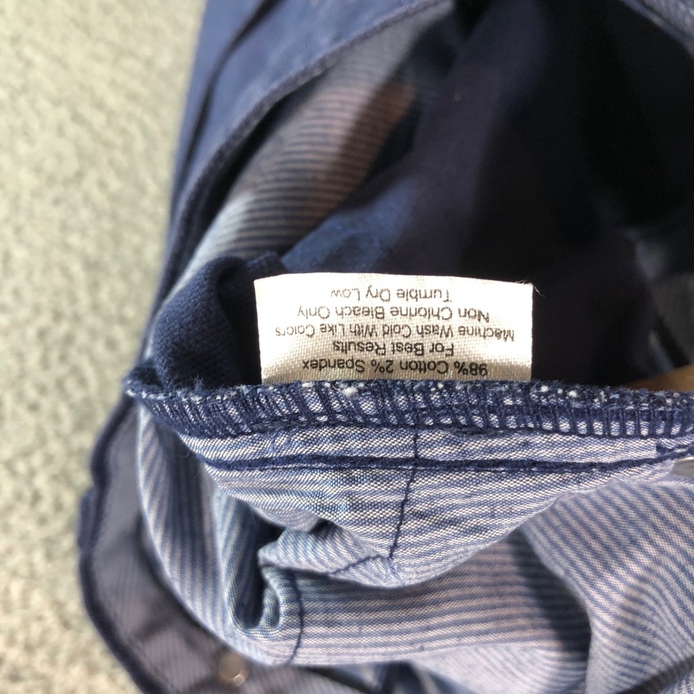 Peter Millar Pants Mens 32x33 Mens Blue Ultimate Sateen 5 Pocket Stretch Golf - Picture 8 of 14